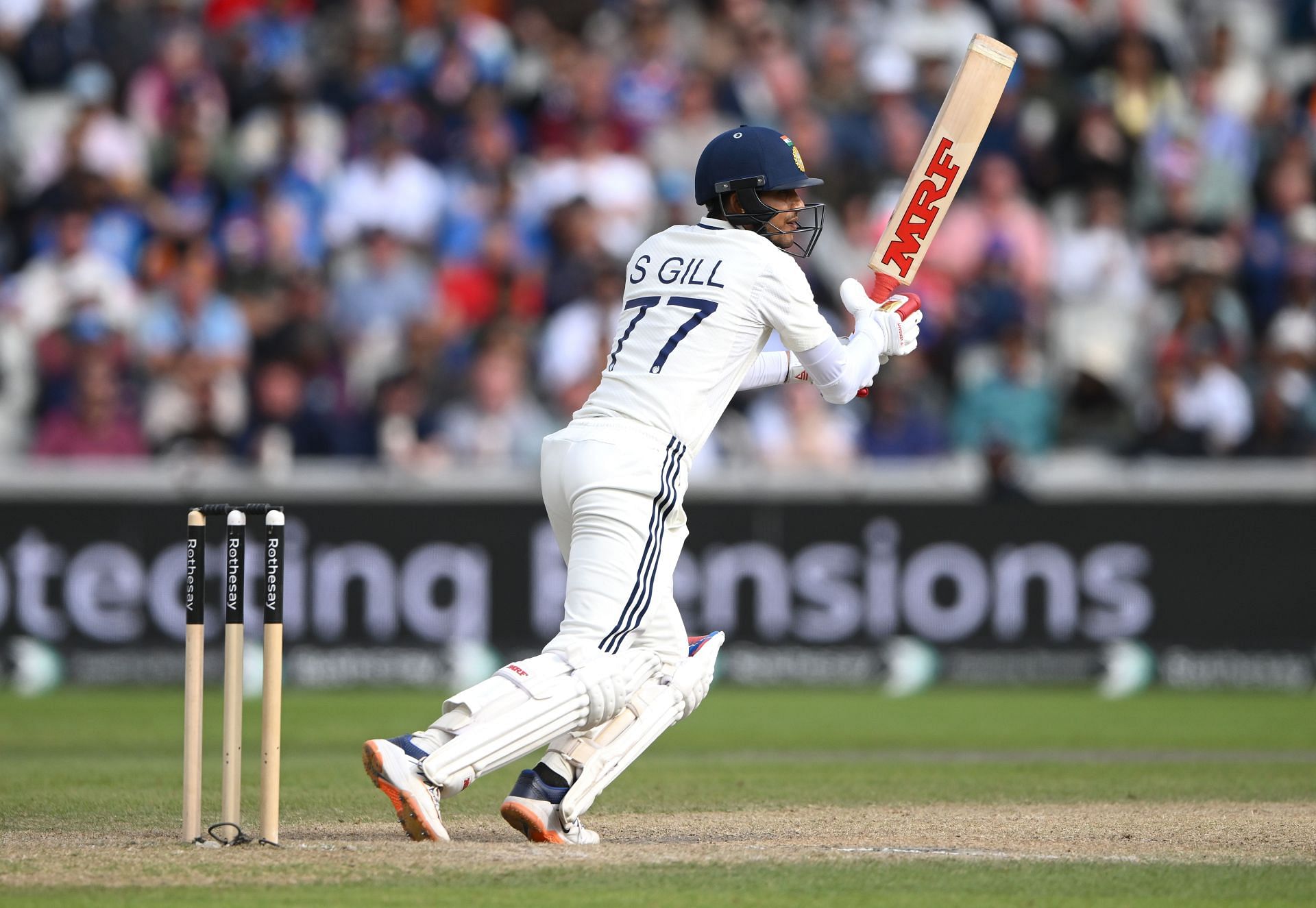Shubman Gill has scored 697 runs so far in the ongoing Test series against England- Source: Getty